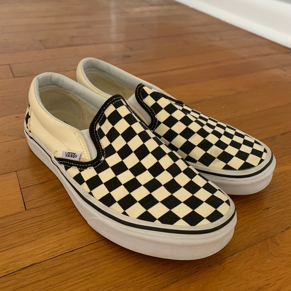 Checkered Slip-On Vans
